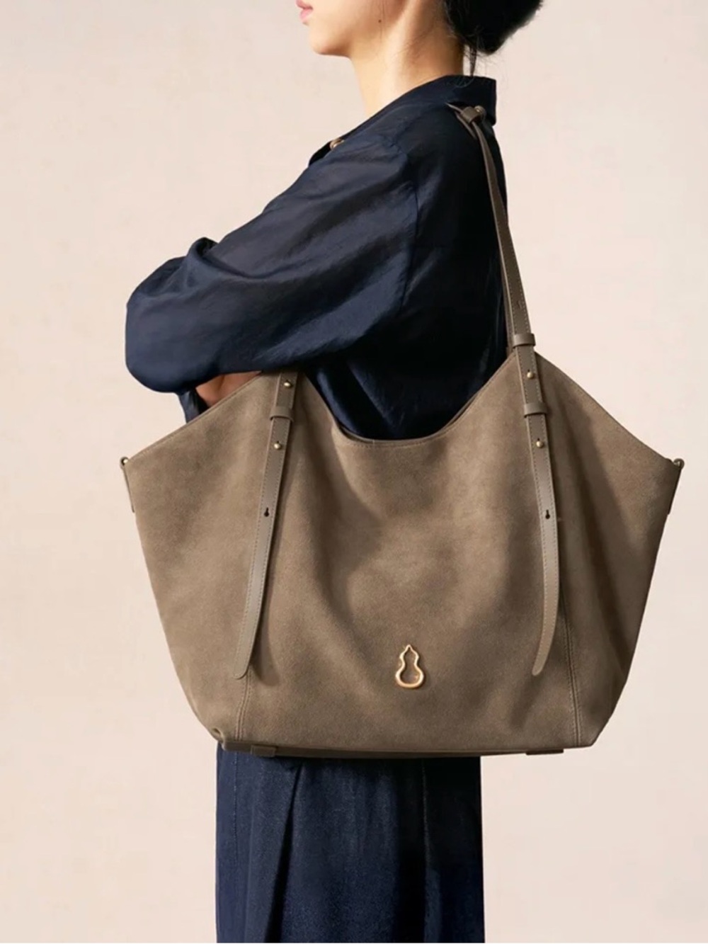 Fulfill Double-Faced Suede Tote